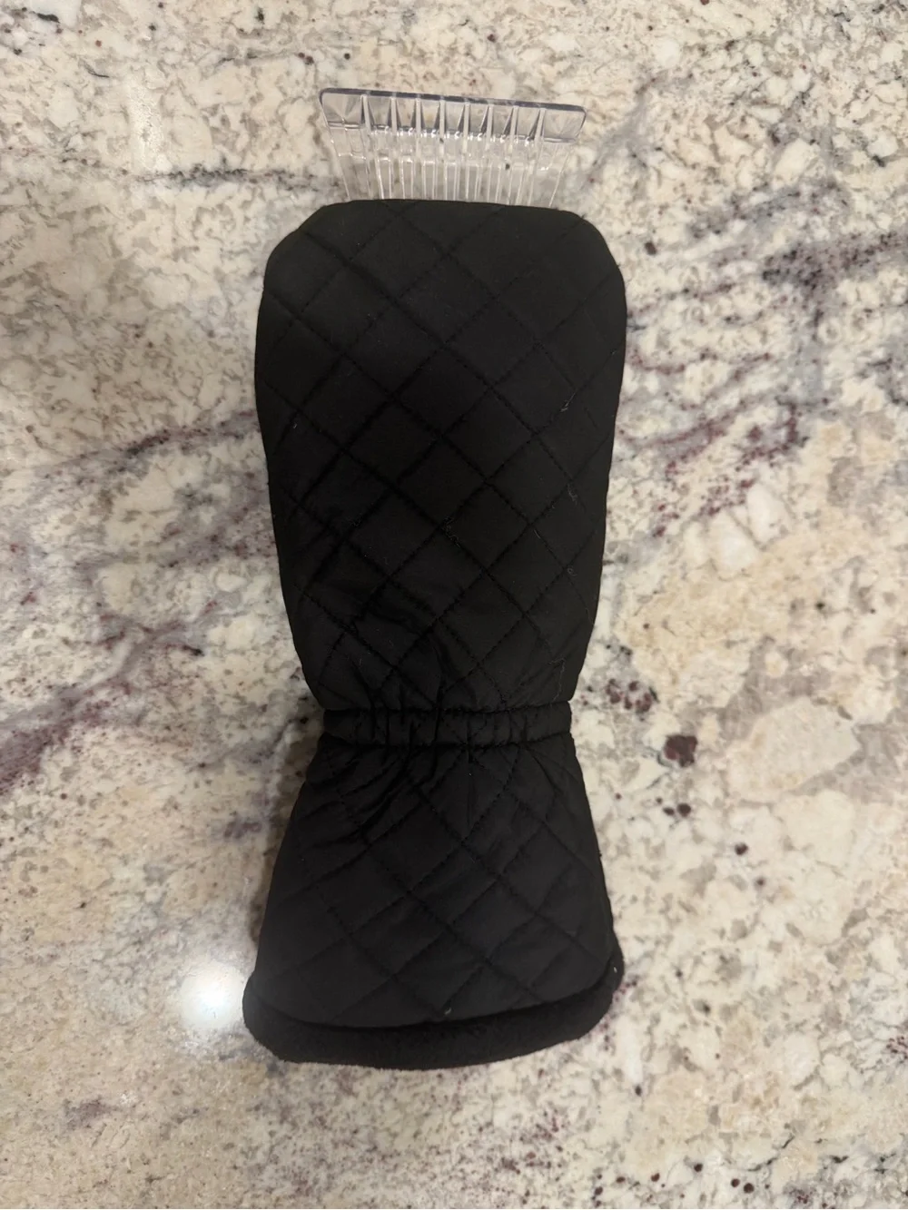 N/A quilted black